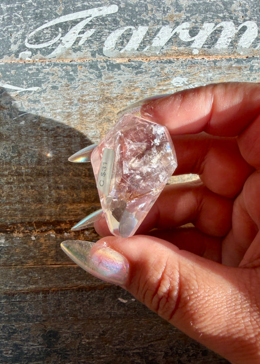 Gorgeous Powellite In Amethyst Freeform from Bahia Brazil | Opt C