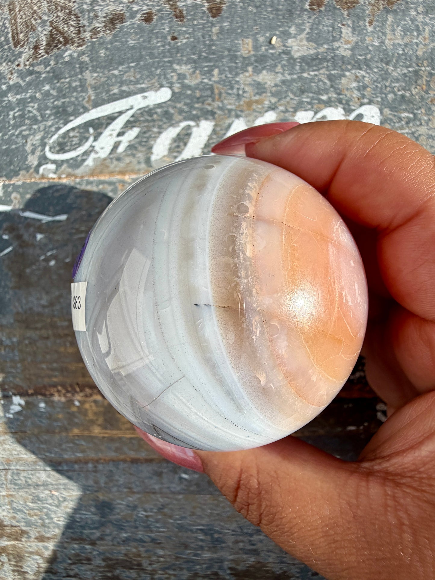 Gorgeous Carnelian/Orca Agate Sphere | Opt 25
