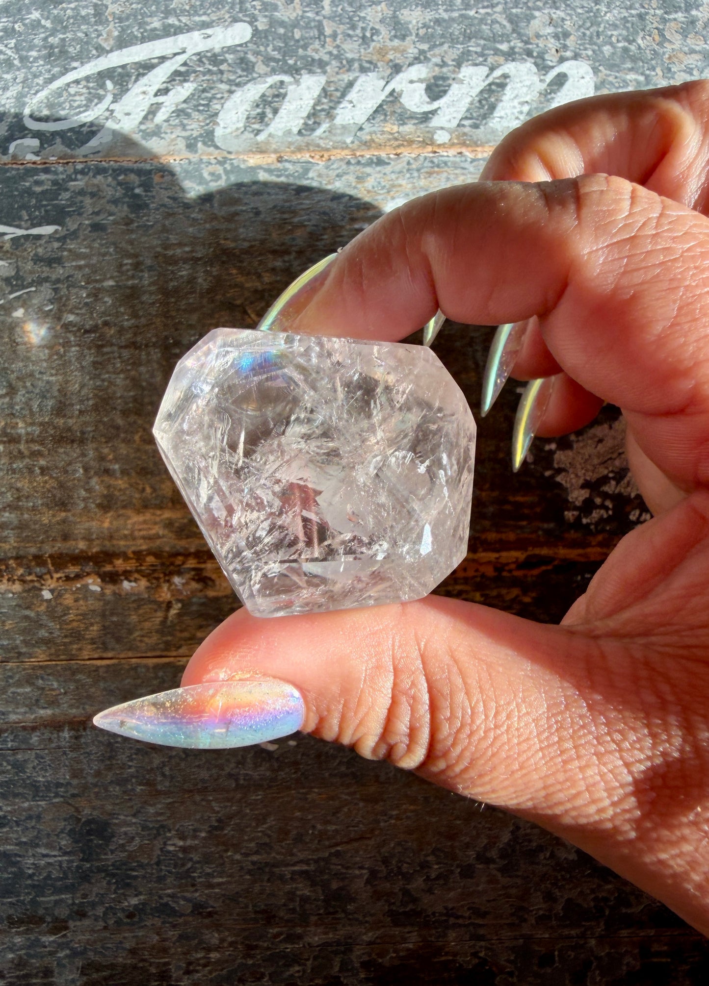 Gorgeous Powellite In Amethyst Freeform from Bahia Brazil | Opt H