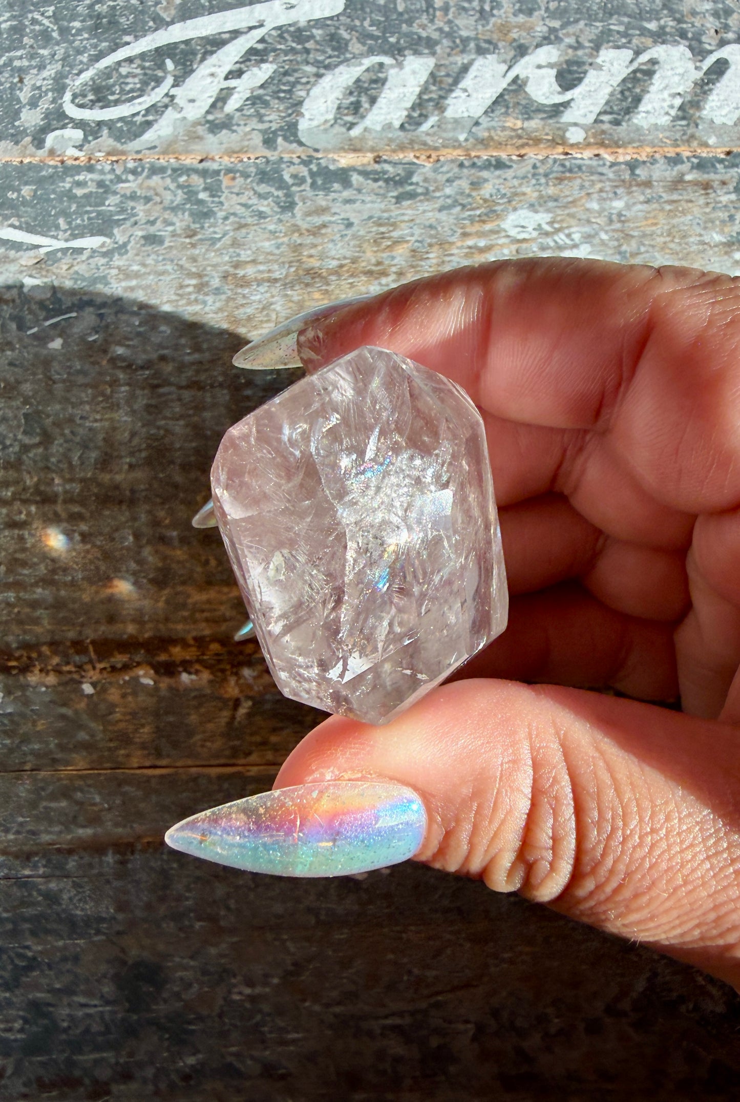 Gorgeous Powellite In Amethyst Freeform from Bahia Brazil | Opt H