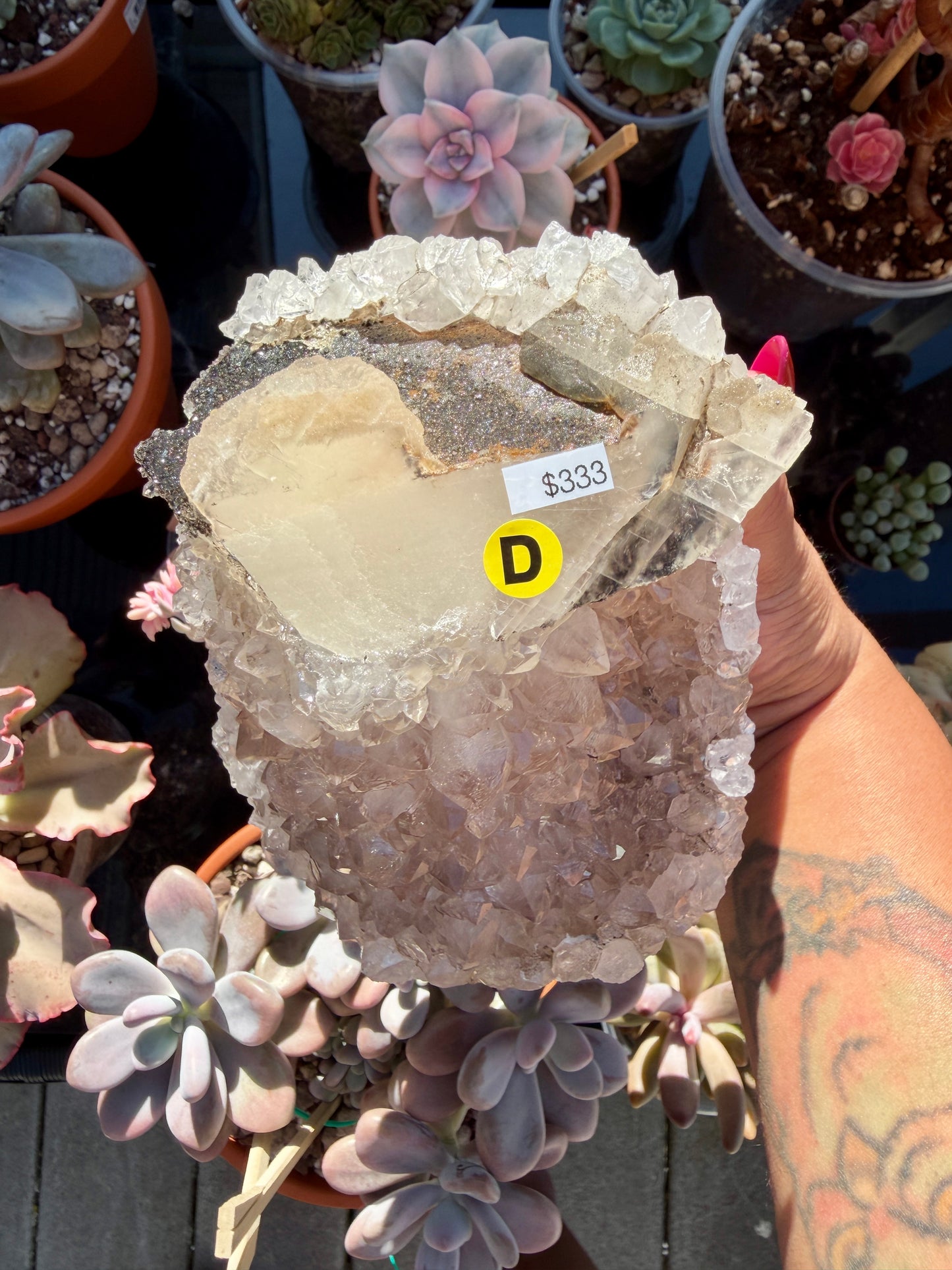 Gorgeous Uruguayan Amethyst + Calcite | Opt D