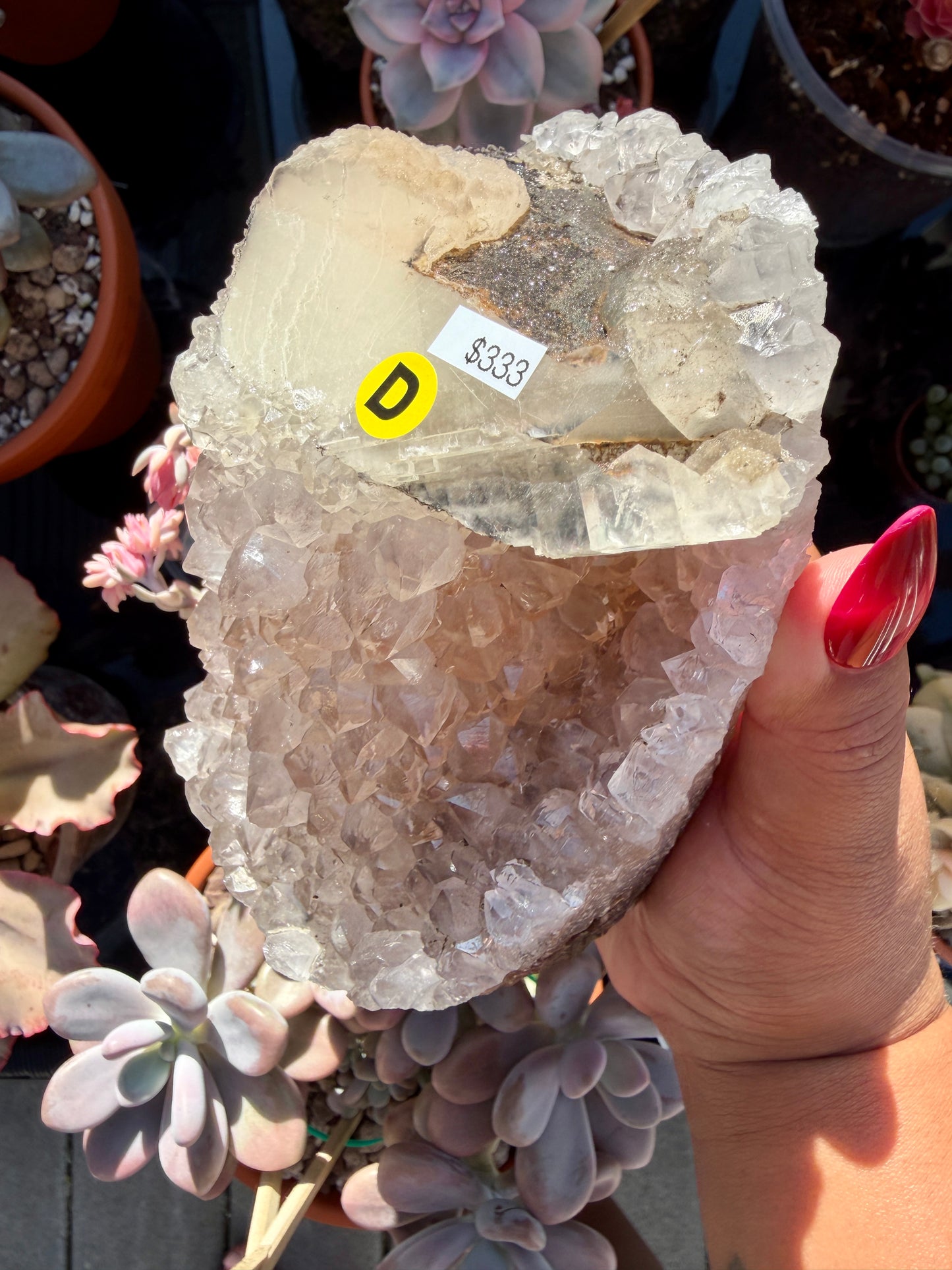 Gorgeous Uruguayan Amethyst + Calcite | Opt D