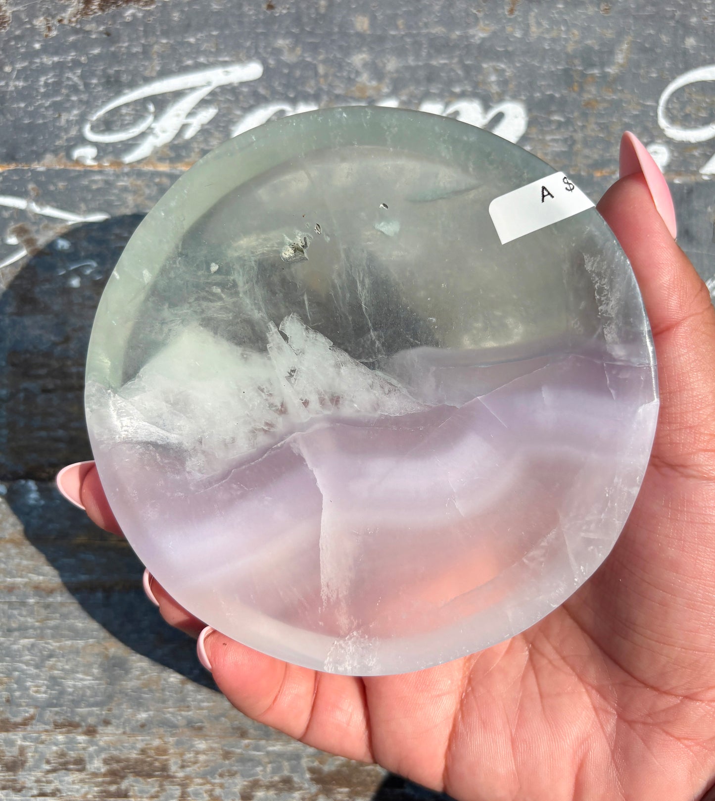 Gorgeous Yttrium Fluorite Round Bowl | Opt A