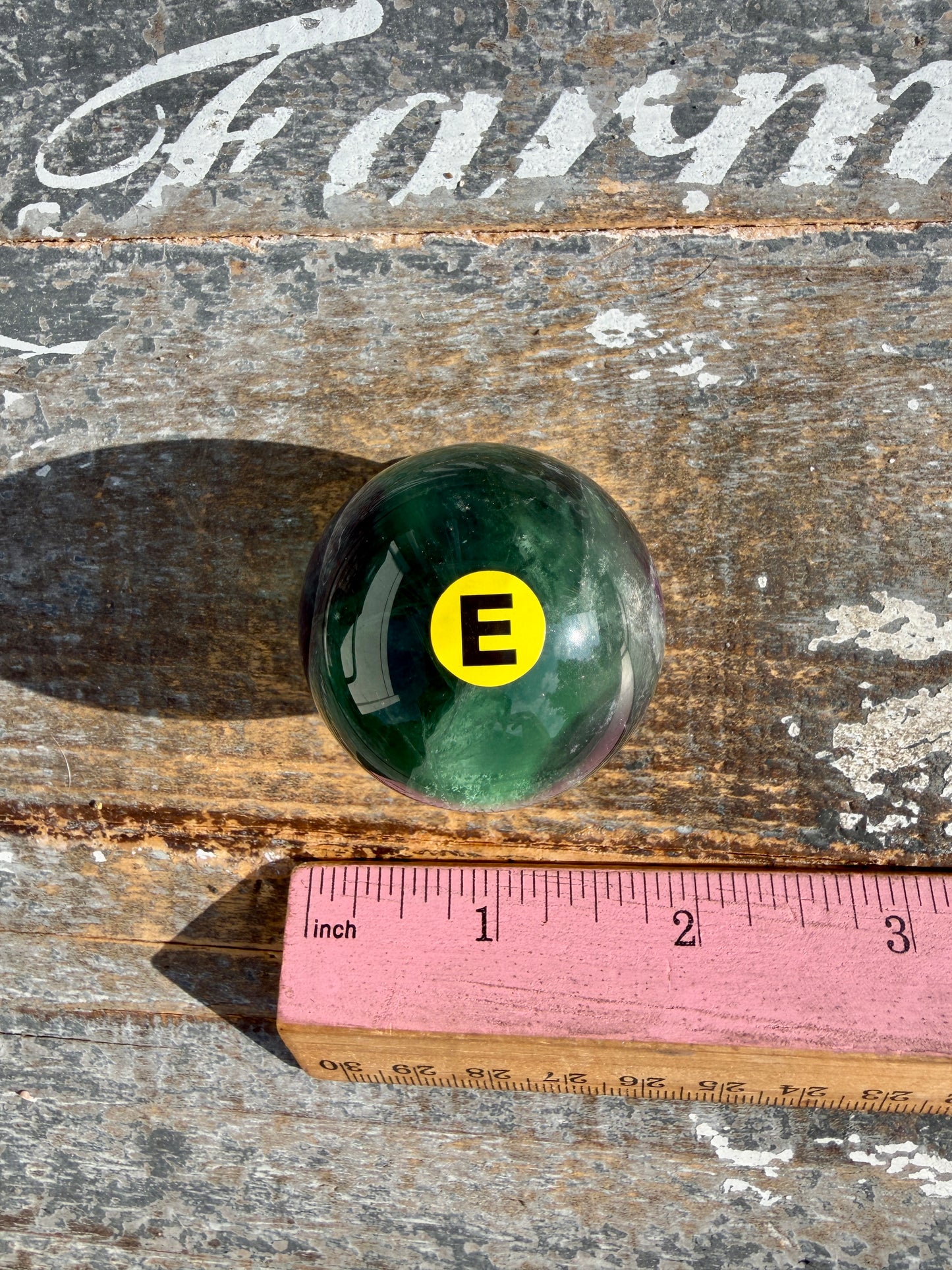 Gorgeous Rainbow Fluorite Small Sphere | Opt E