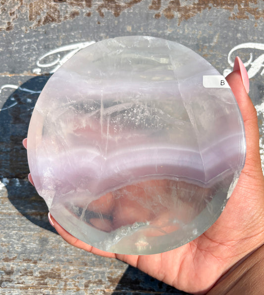 Gorgeous Yttrium Fluorite Round Bowl | Opt B