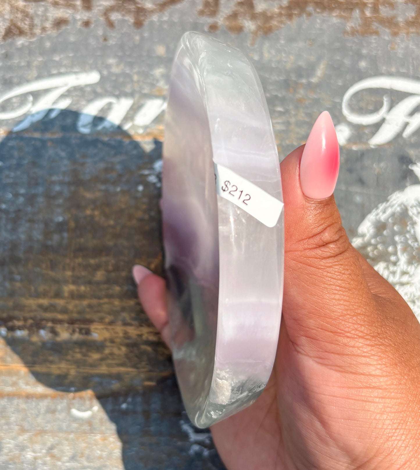 Gorgeous Yttrium Fluorite Round Bowl | Opt B
