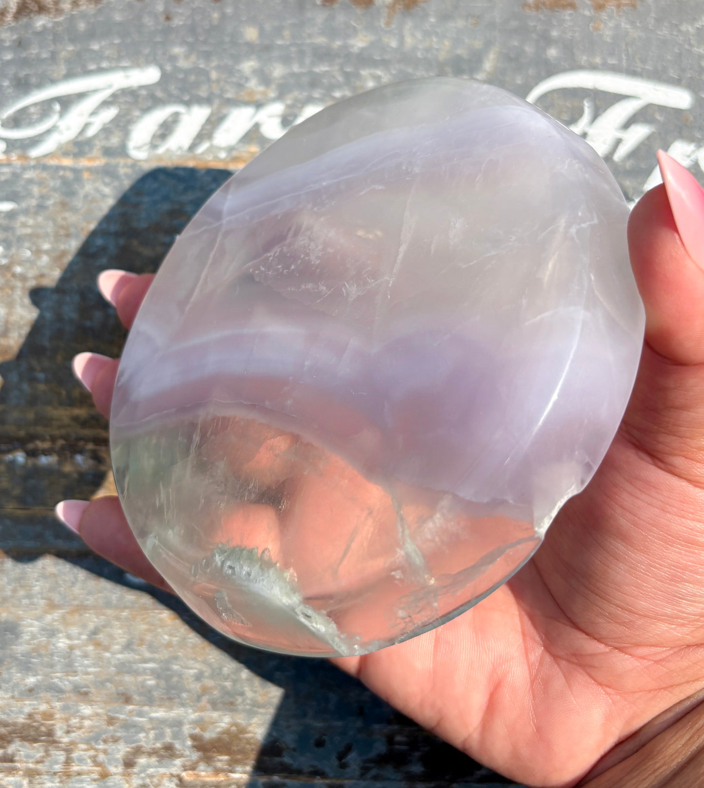 Gorgeous Yttrium Fluorite Round Bowl | Opt B
