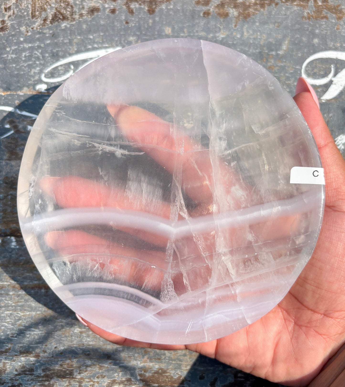 Gorgeous Yttrium Fluorite Round Bowl | Opt C