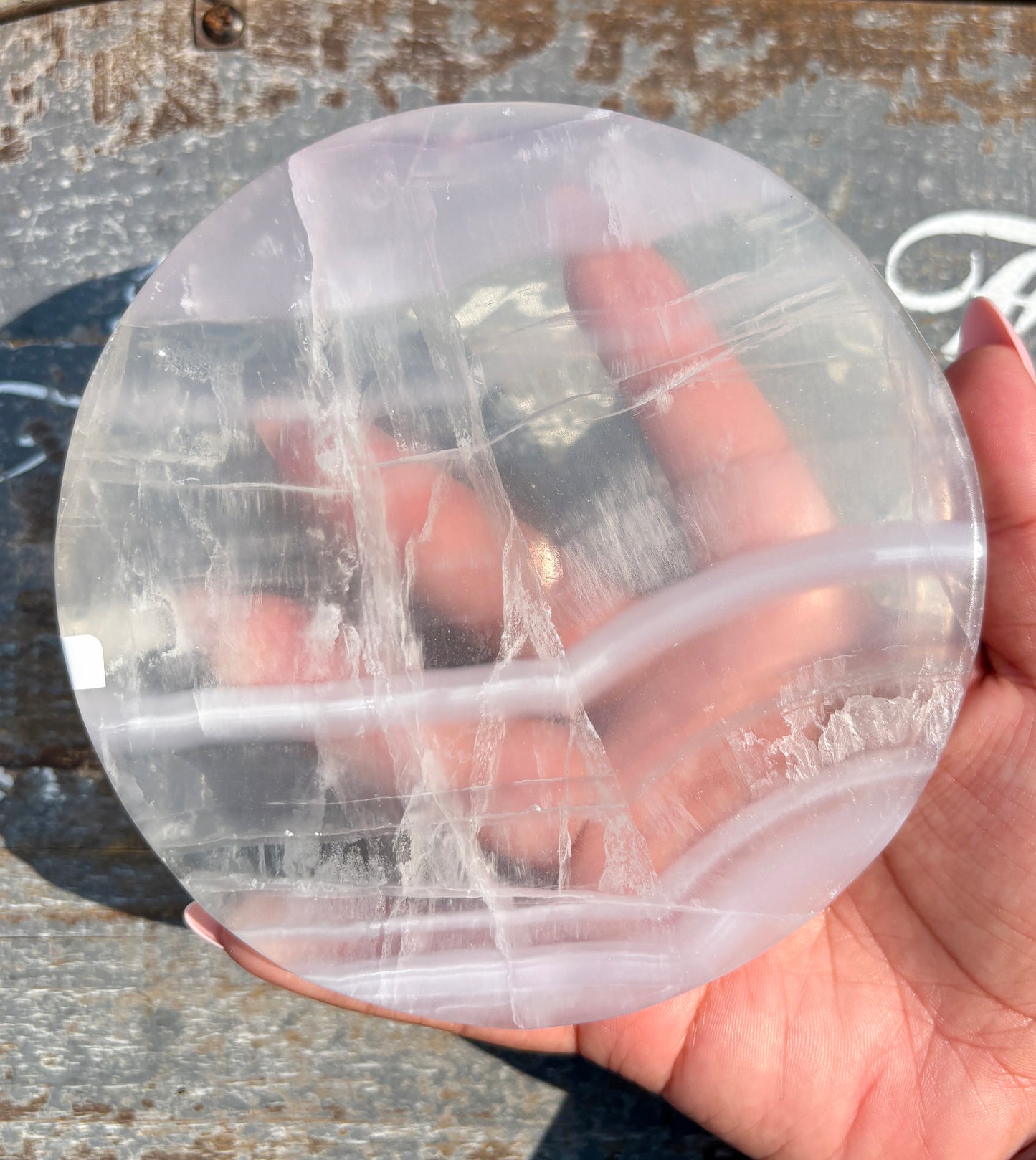 Gorgeous Yttrium Fluorite Round Bowl | Opt C