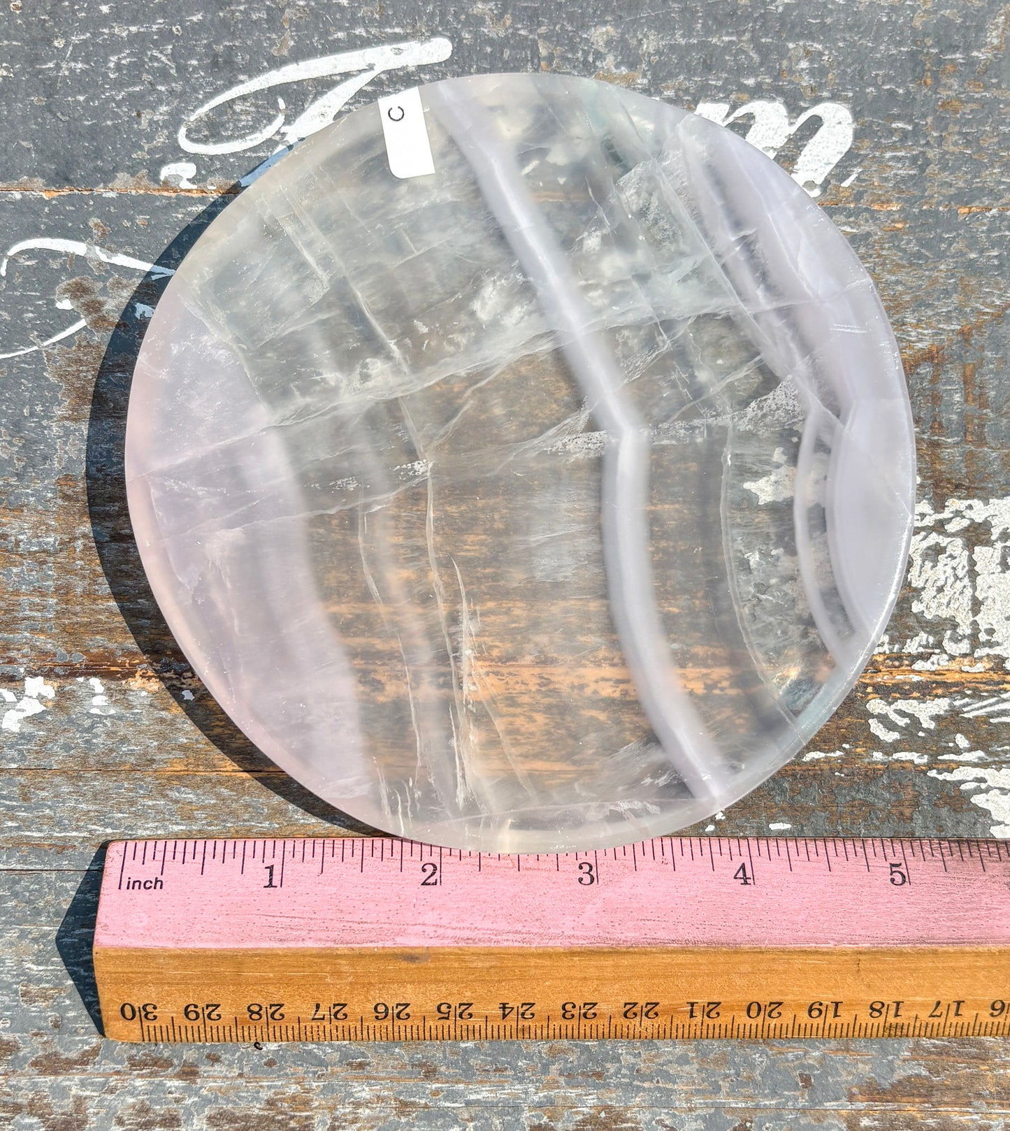 Gorgeous Yttrium Fluorite Round Bowl | Opt C