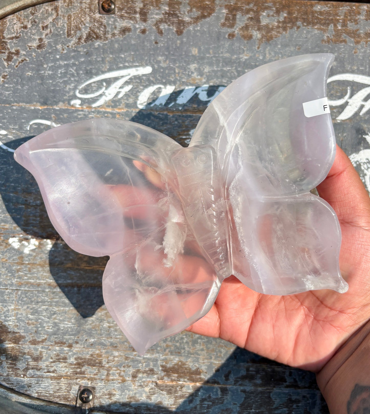 Gorgeous Yttrium Fluorite Butterfly Bowl | Opt F