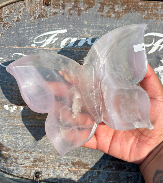 Gorgeous Yttrium Fluorite Butterfly Bowl | Opt F