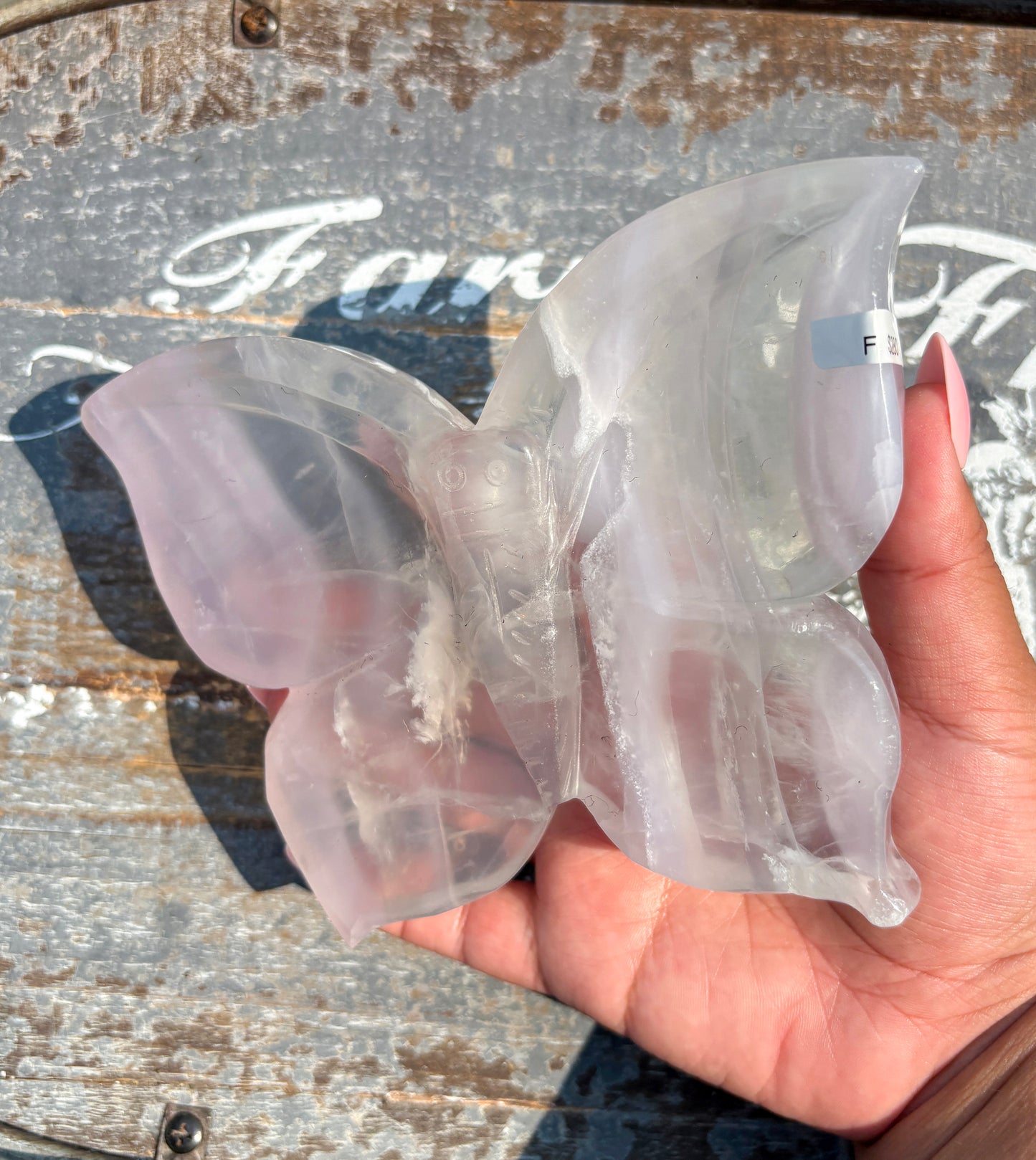 Gorgeous Yttrium Fluorite Butterfly Bowl | Opt F