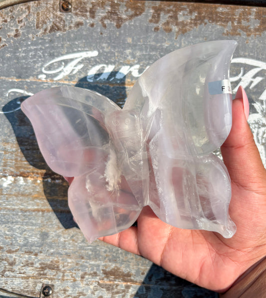Gorgeous Yttrium Fluorite Butterfly Bowl | Opt F