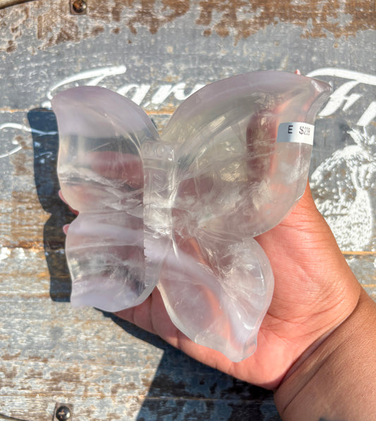 Gorgeous Yttrium Fluorite Butterfly Bowl | Opt E