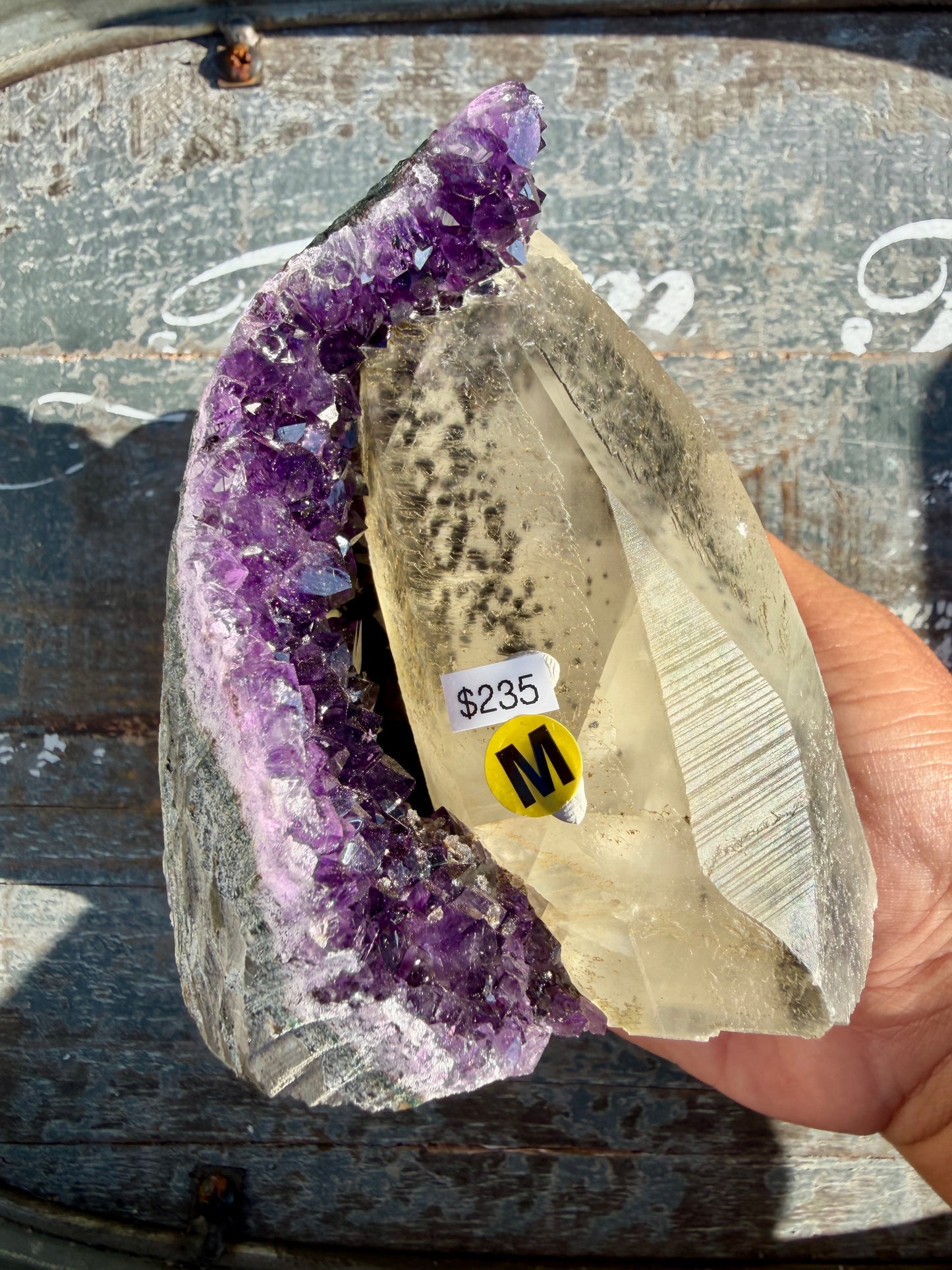 Gorgeous Uruguayan Amethyst + Calcite | Opt M (VIDEO IN LISTING)