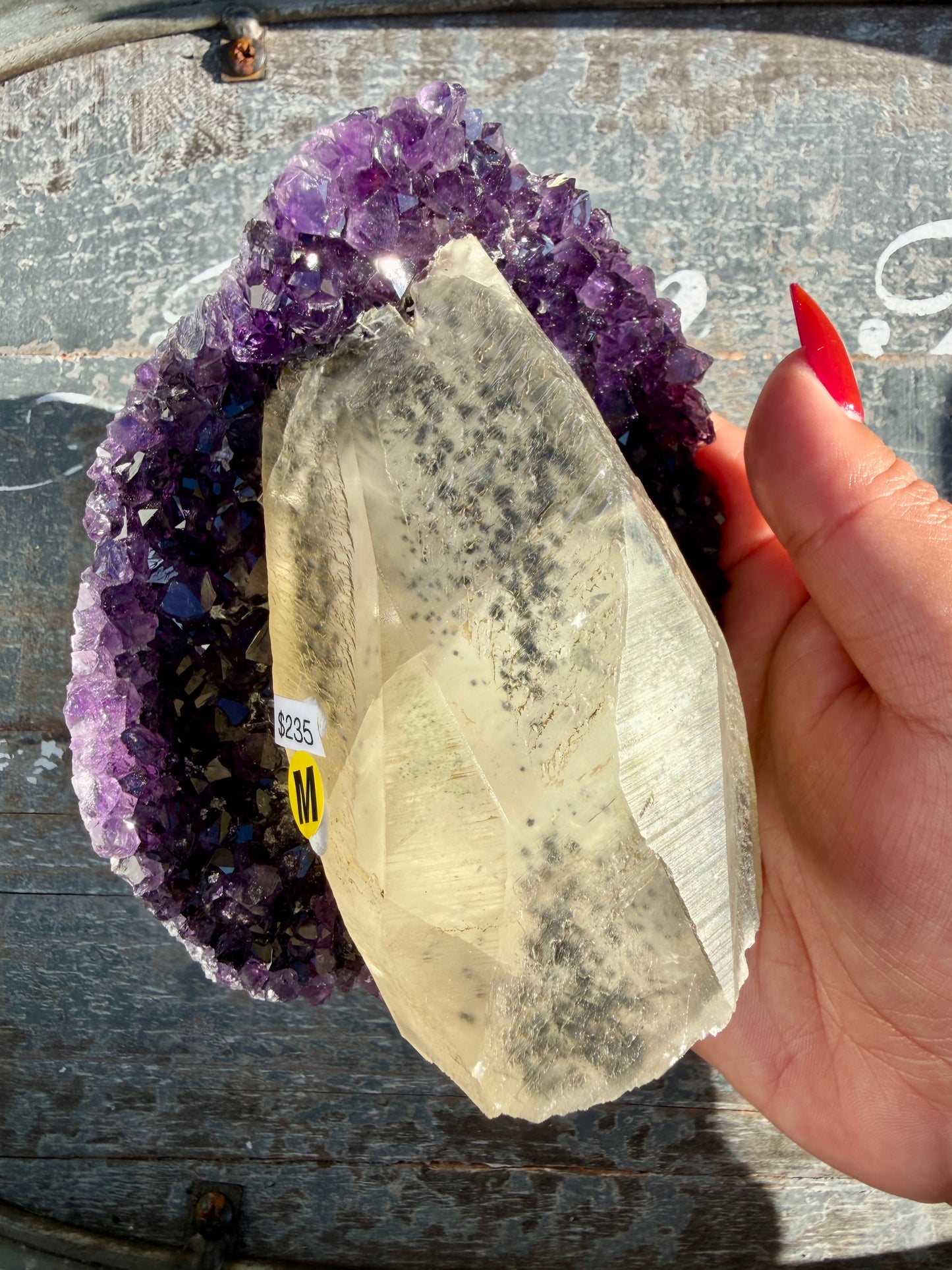 Gorgeous Uruguayan Amethyst + Calcite | Opt M (VIDEO IN LISTING)
