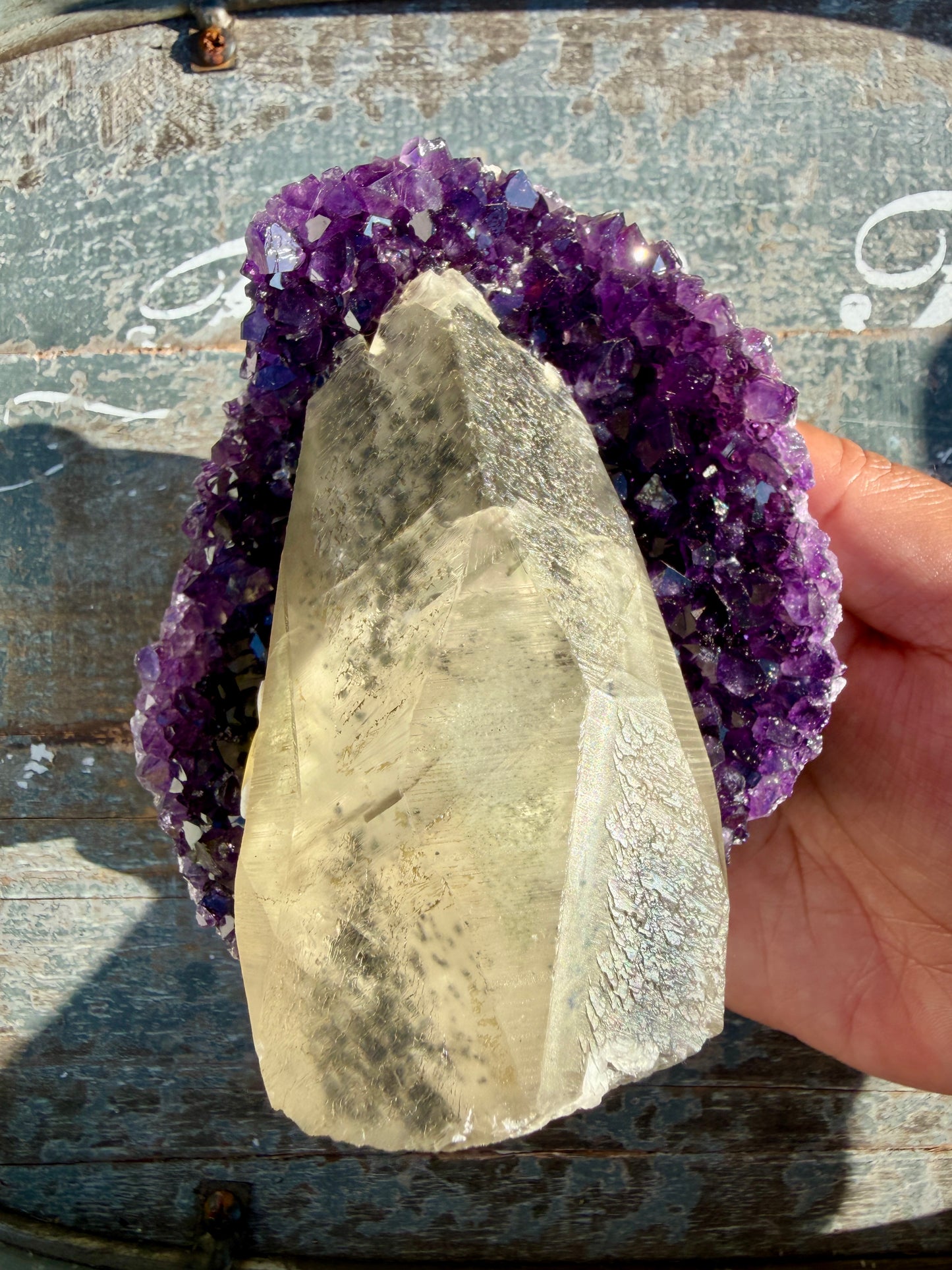 Gorgeous Uruguayan Amethyst + Calcite | Opt M (VIDEO IN LISTING)