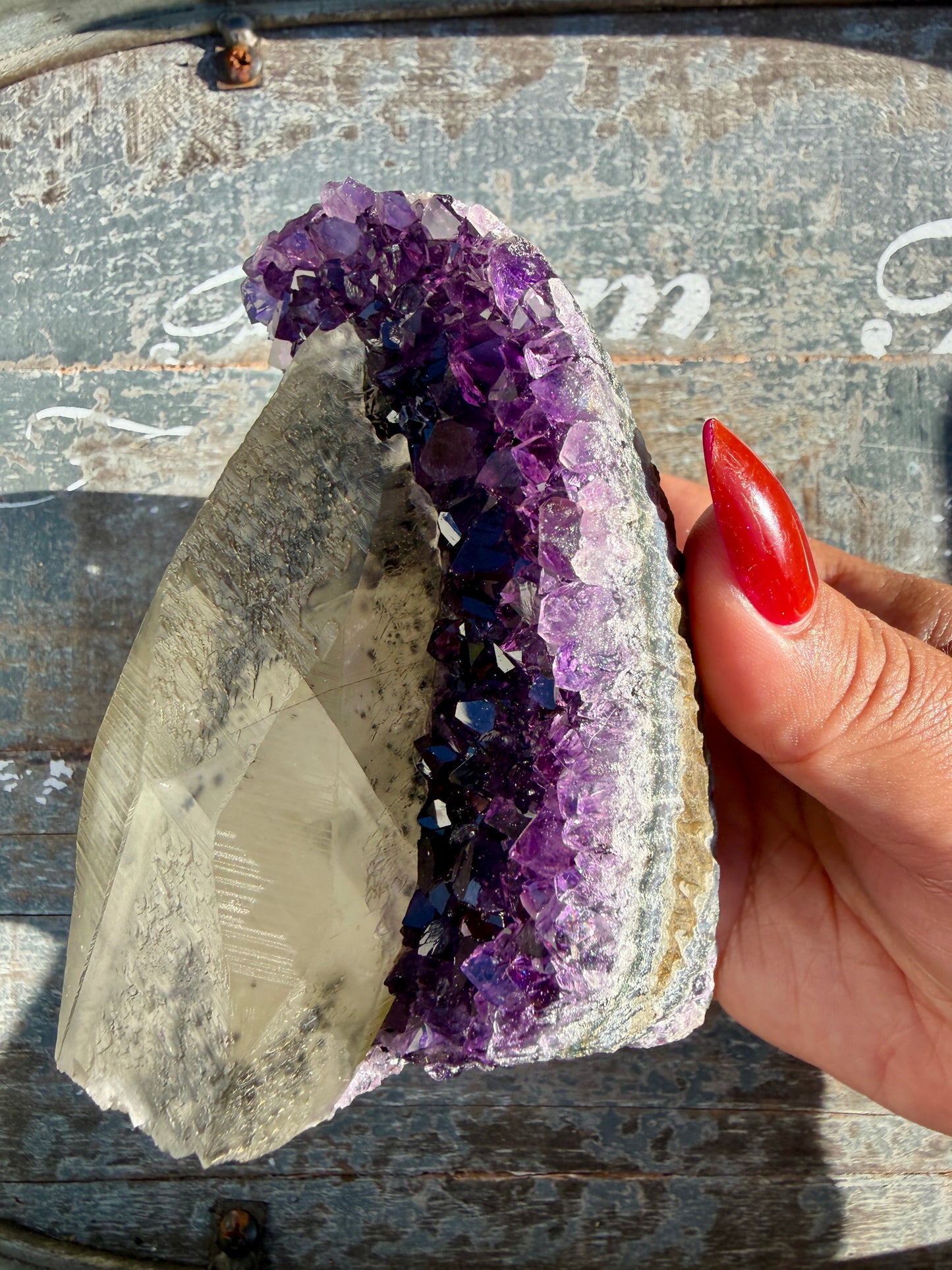 Gorgeous Uruguayan Amethyst + Calcite | Opt M (VIDEO IN LISTING)