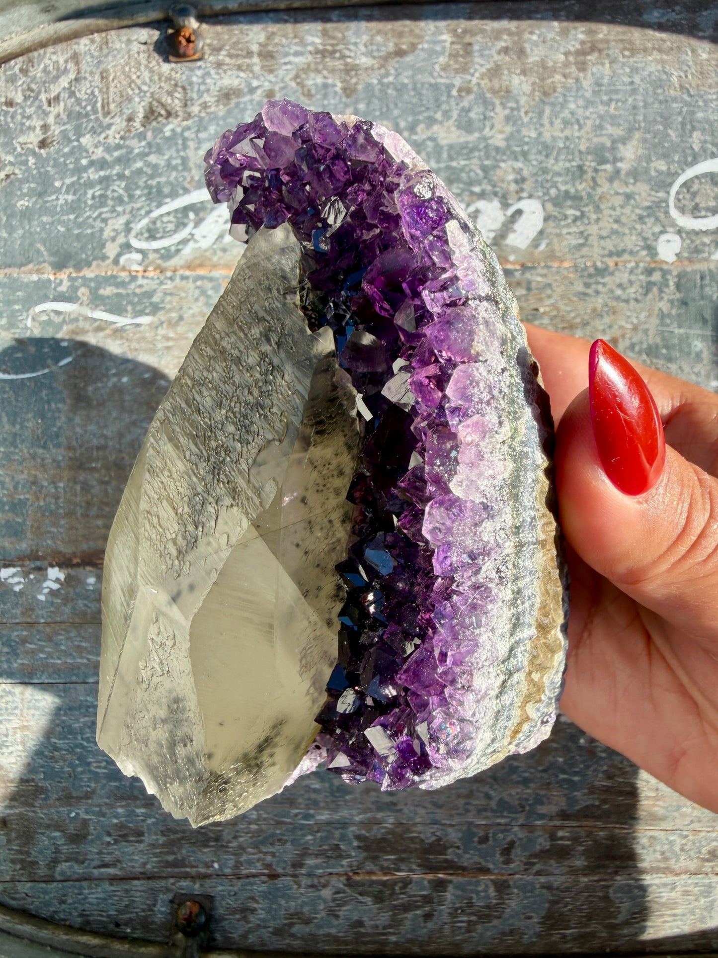Gorgeous Uruguayan Amethyst + Calcite | Opt M (VIDEO IN LISTING)