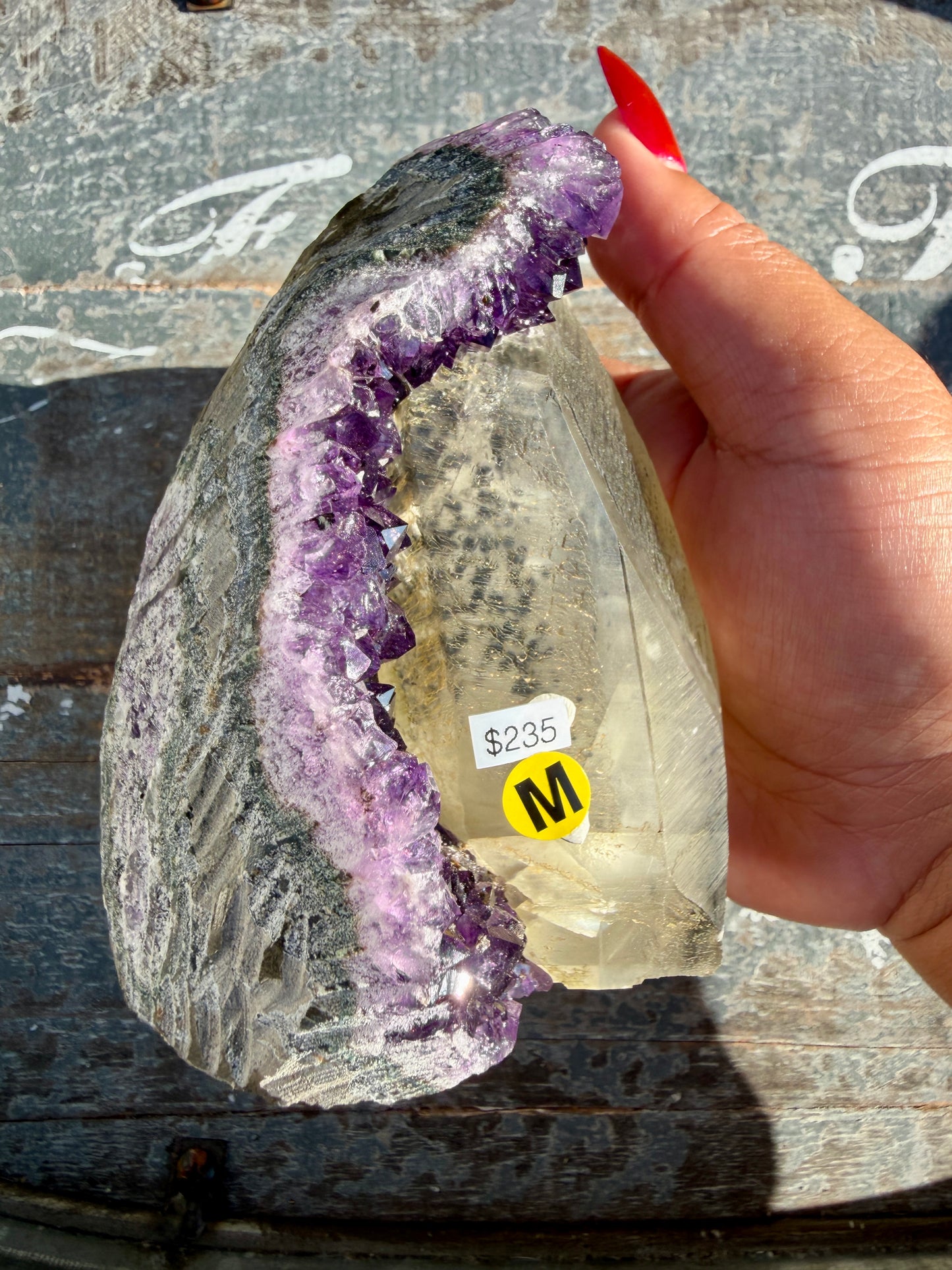 Gorgeous Uruguayan Amethyst + Calcite | Opt M (VIDEO IN LISTING)