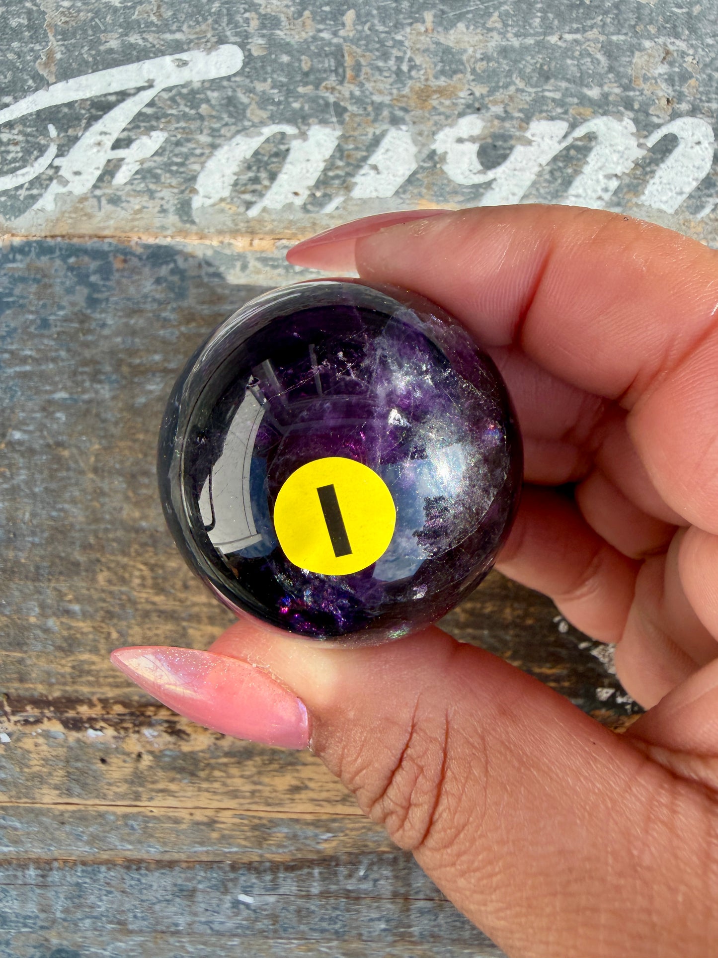 Gorgeous Rainbow Fluorite Small Sphere | Opt I