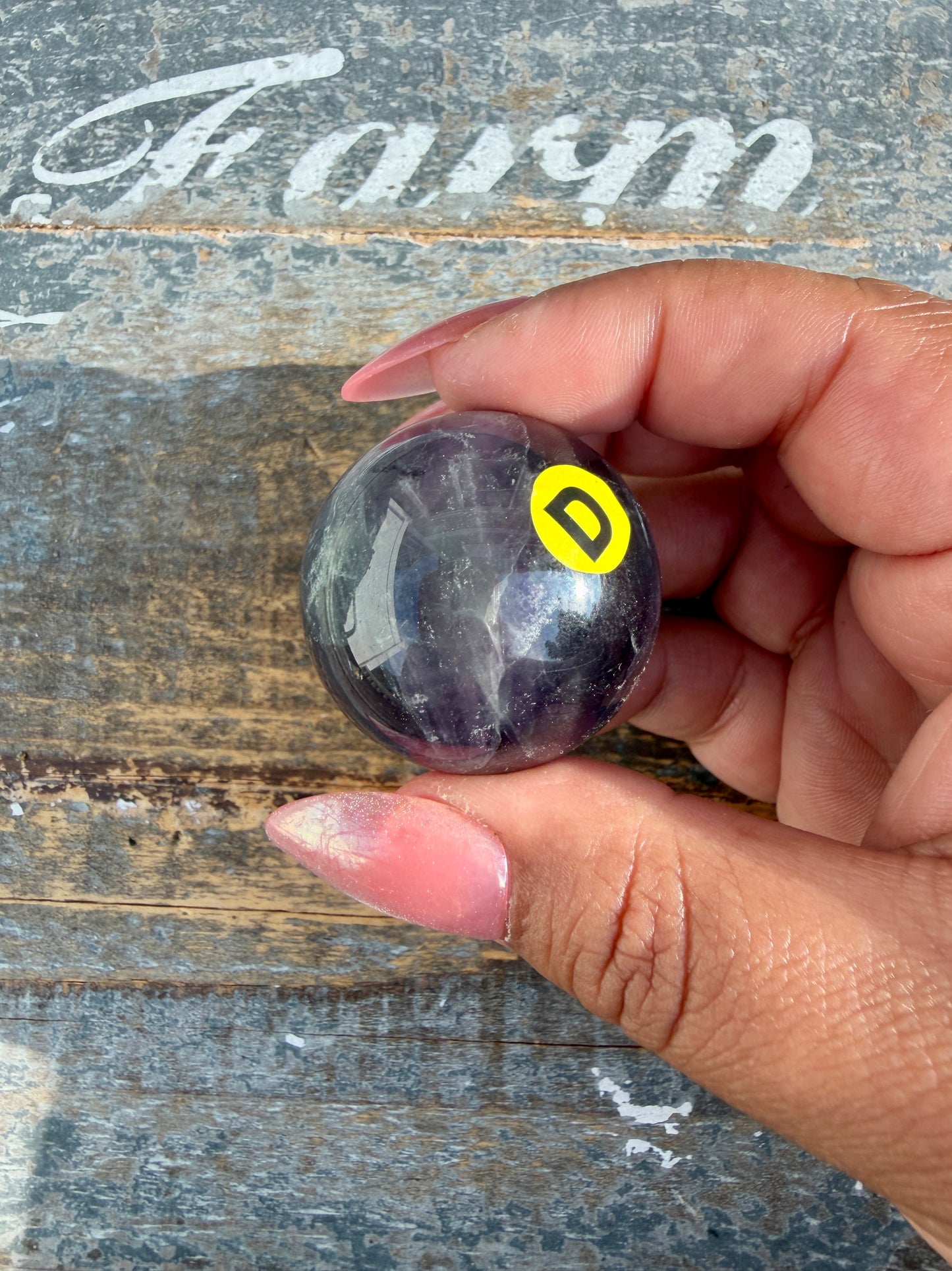 Gorgeous Rainbow Fluorite Small Sphere | Opt D