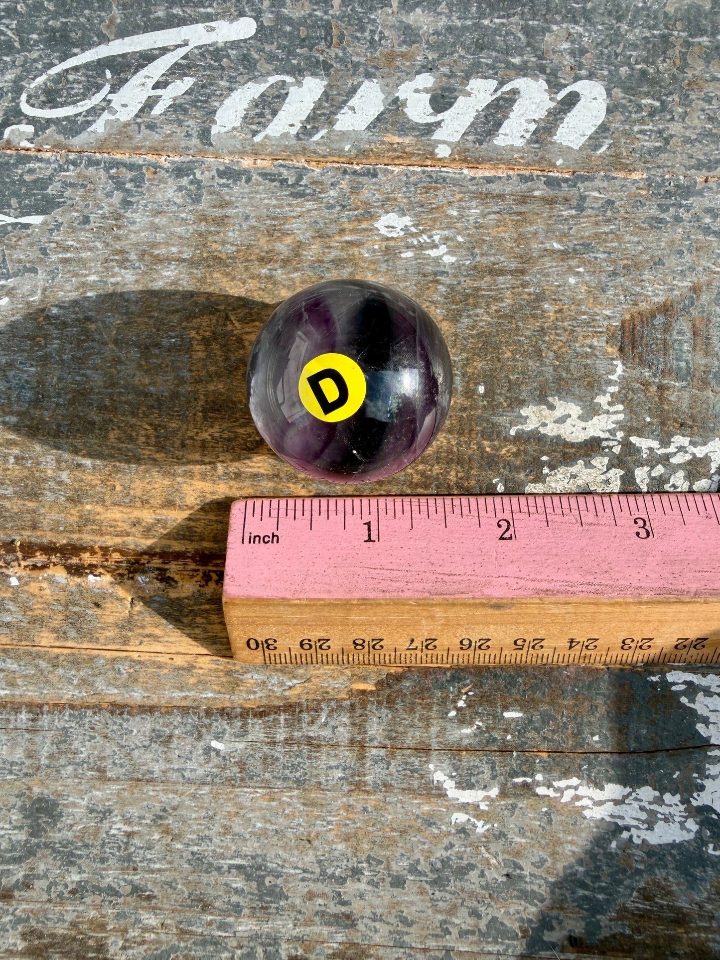 Gorgeous Rainbow Fluorite Small Sphere | Opt D