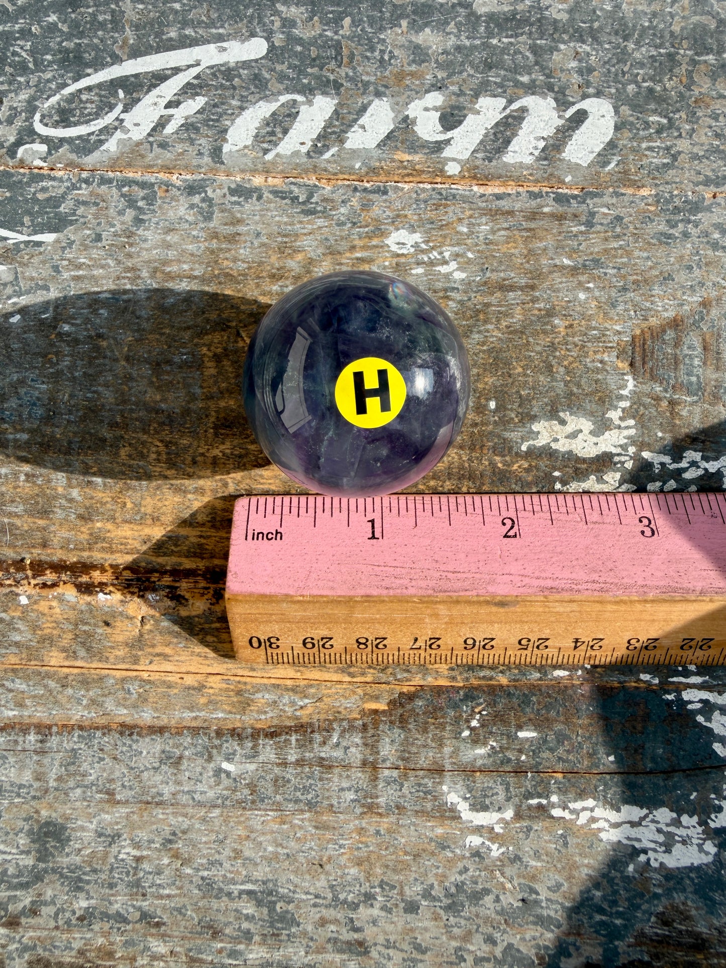Gorgeous Rainbow Fluorite Small Sphere | Opt H