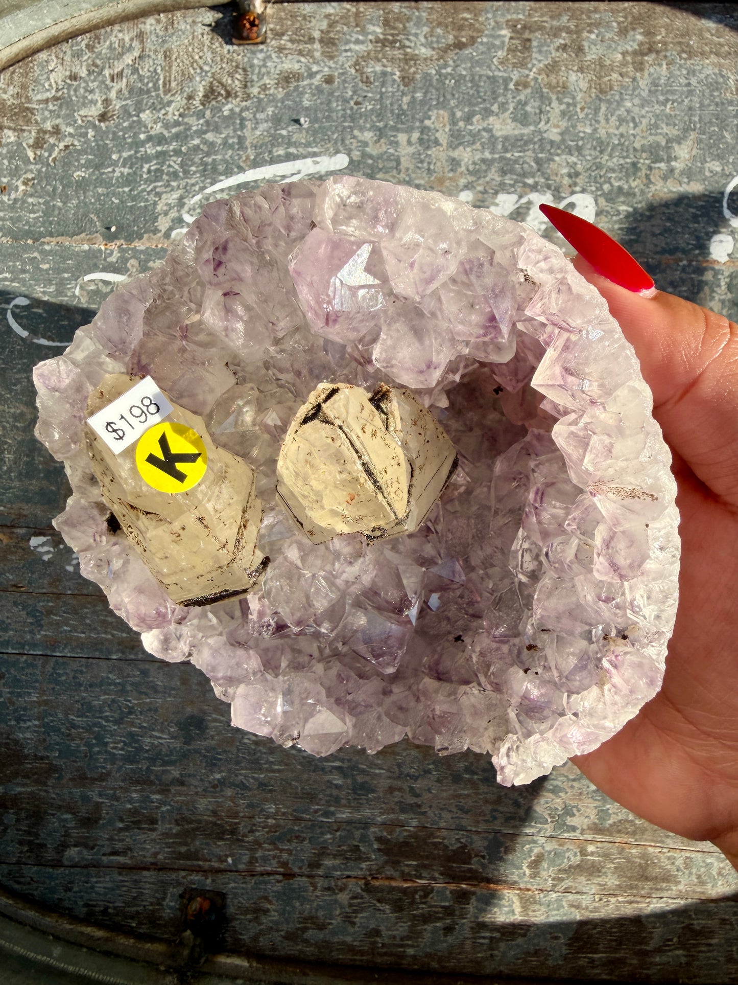 Gorgeous Uruguayan Amethyst + Calcite | Opt K (VIDEO IN LISTING)