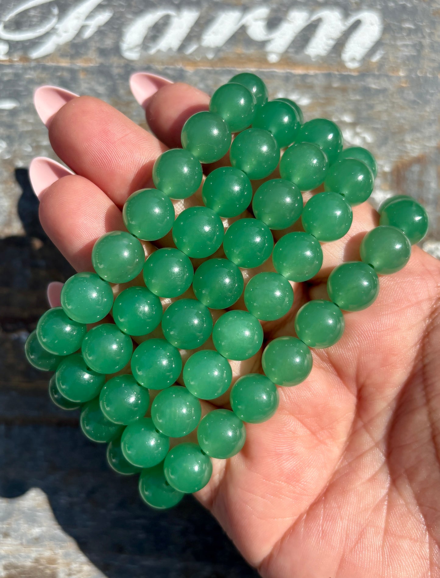 One (1) Green Aventurine Bracelet | Wrist Size 6.25-6.5" | 10mm