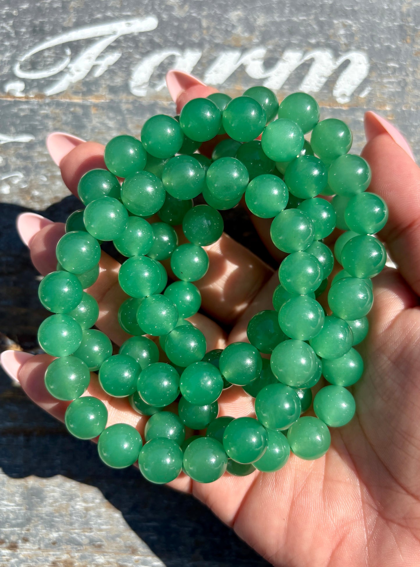 One (1) Green Aventurine Bracelet | Wrist Size 6.25-6.5" | 10mm