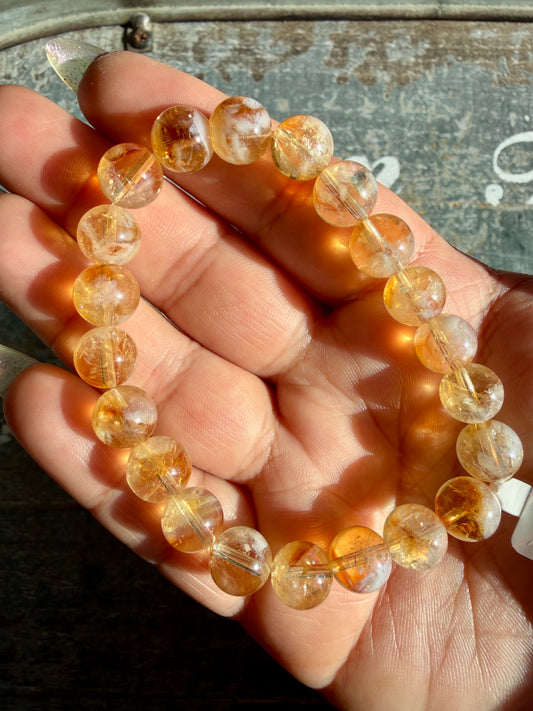 Gorgeous Heat Treated Amethyst (Citrine) | 9mm | Wrist: 6.25" | B