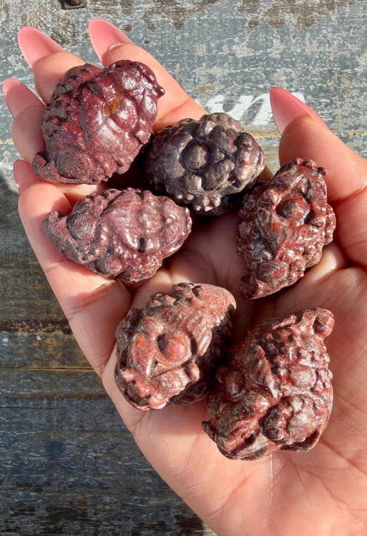 One (1) Red Mookaite Money Toad | Intuitively Chosen
