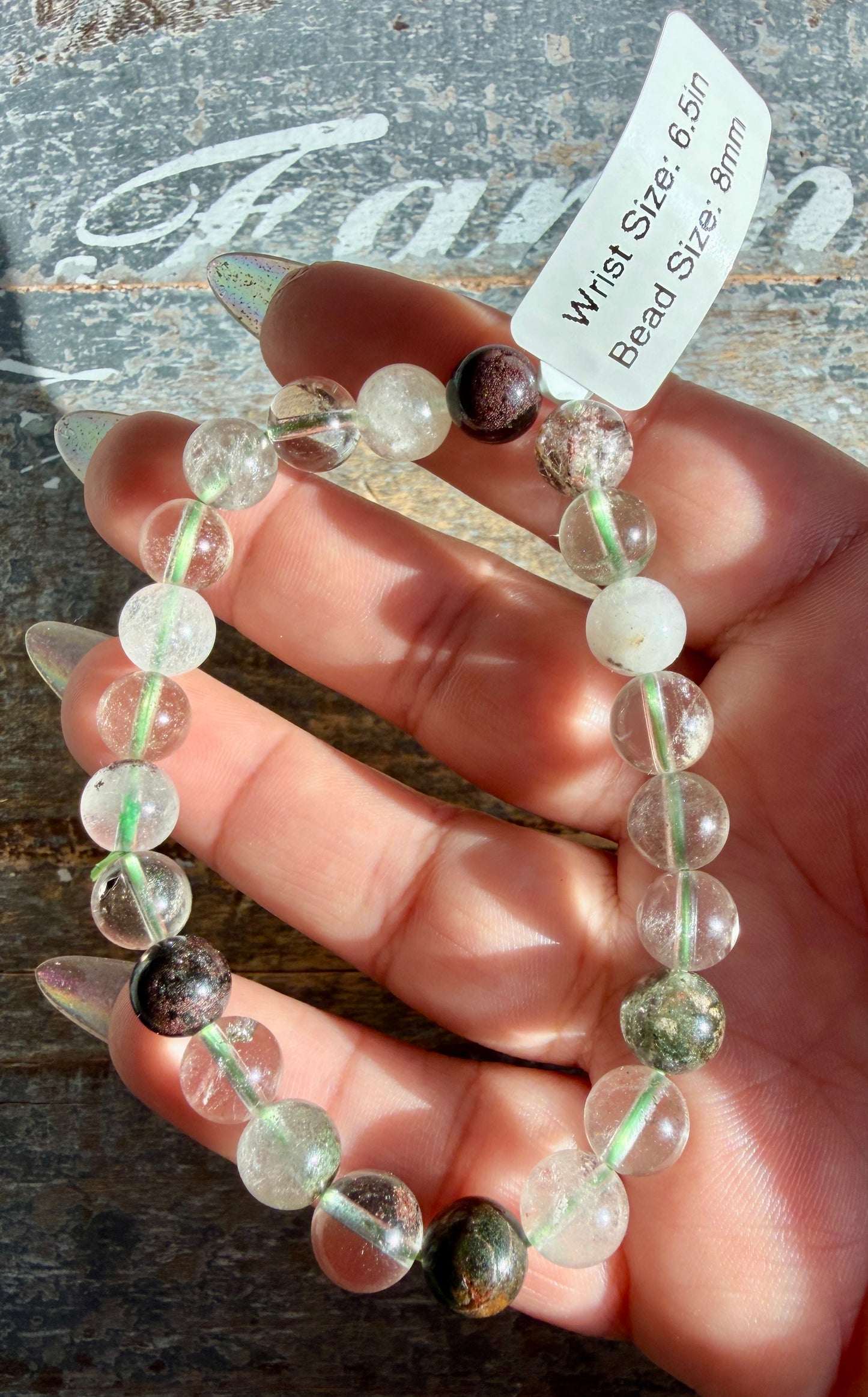 Gorgeous Garden Quartz Bracelet | 8mm | Wrist: 6.5"