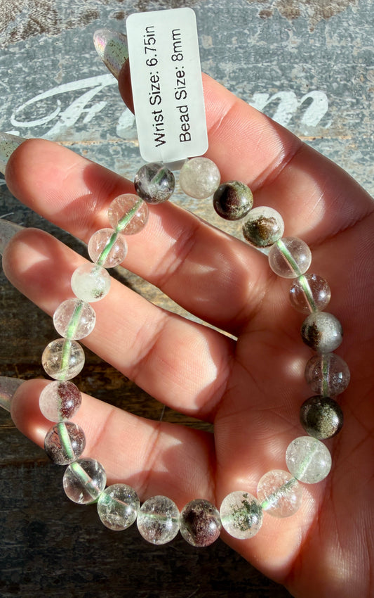 Gorgeous Garden Quartz Bracelet | 8mm | Wrist: 6.75"