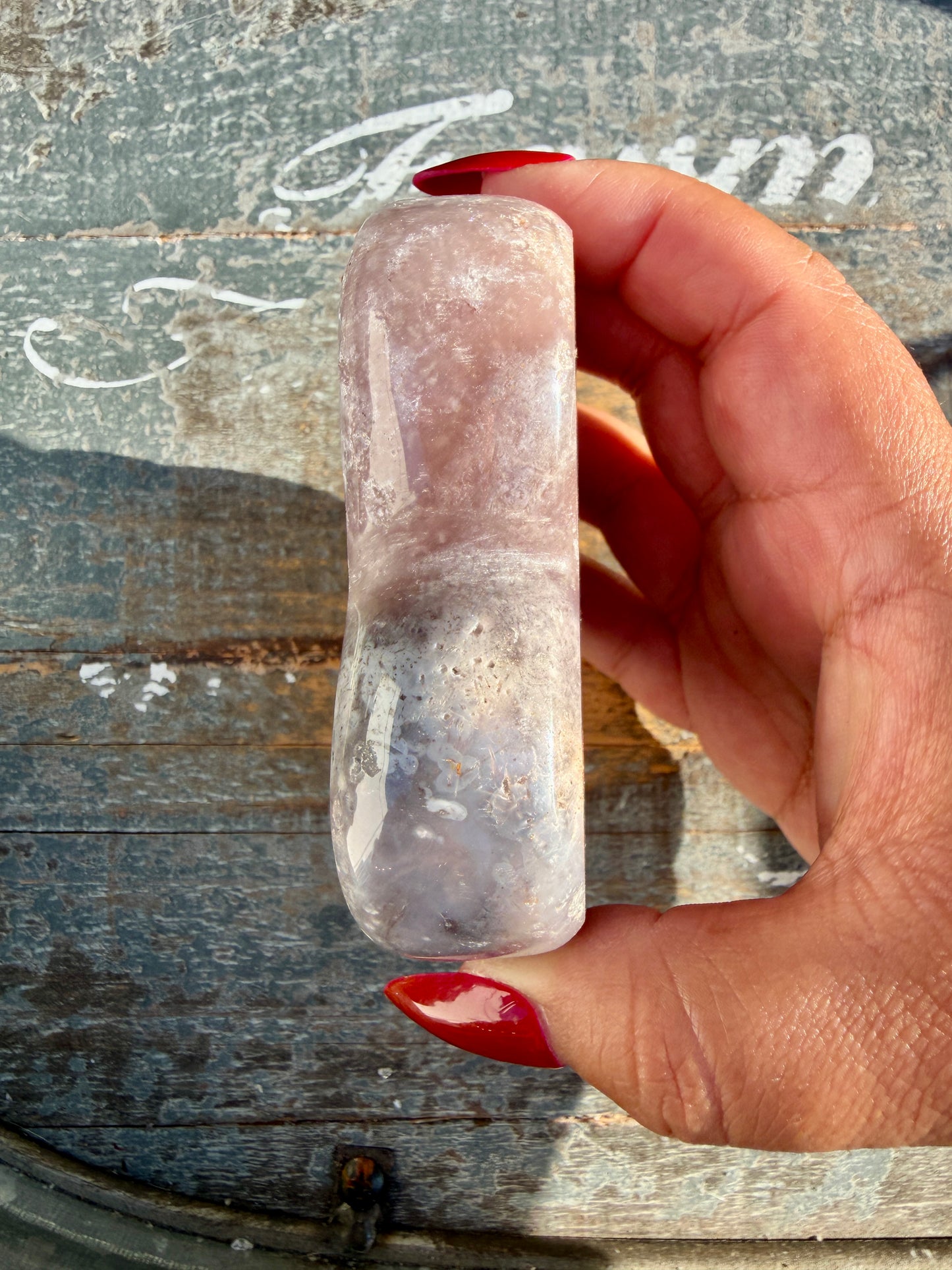 Gorgeous Pink Amethyst Heart | Brazil | Opt 10 (comes with stand)