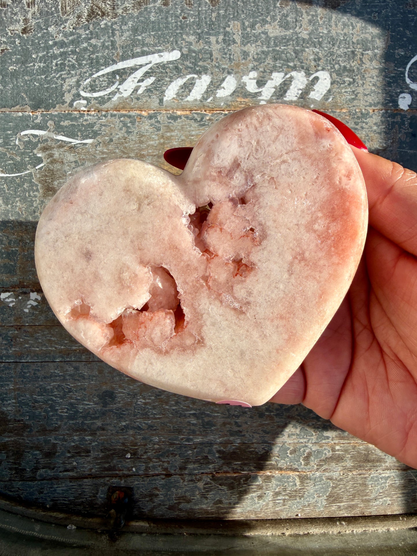 Gorgeous Pink Amethyst Heart | Brazil | Opt 11 (comes with stand)