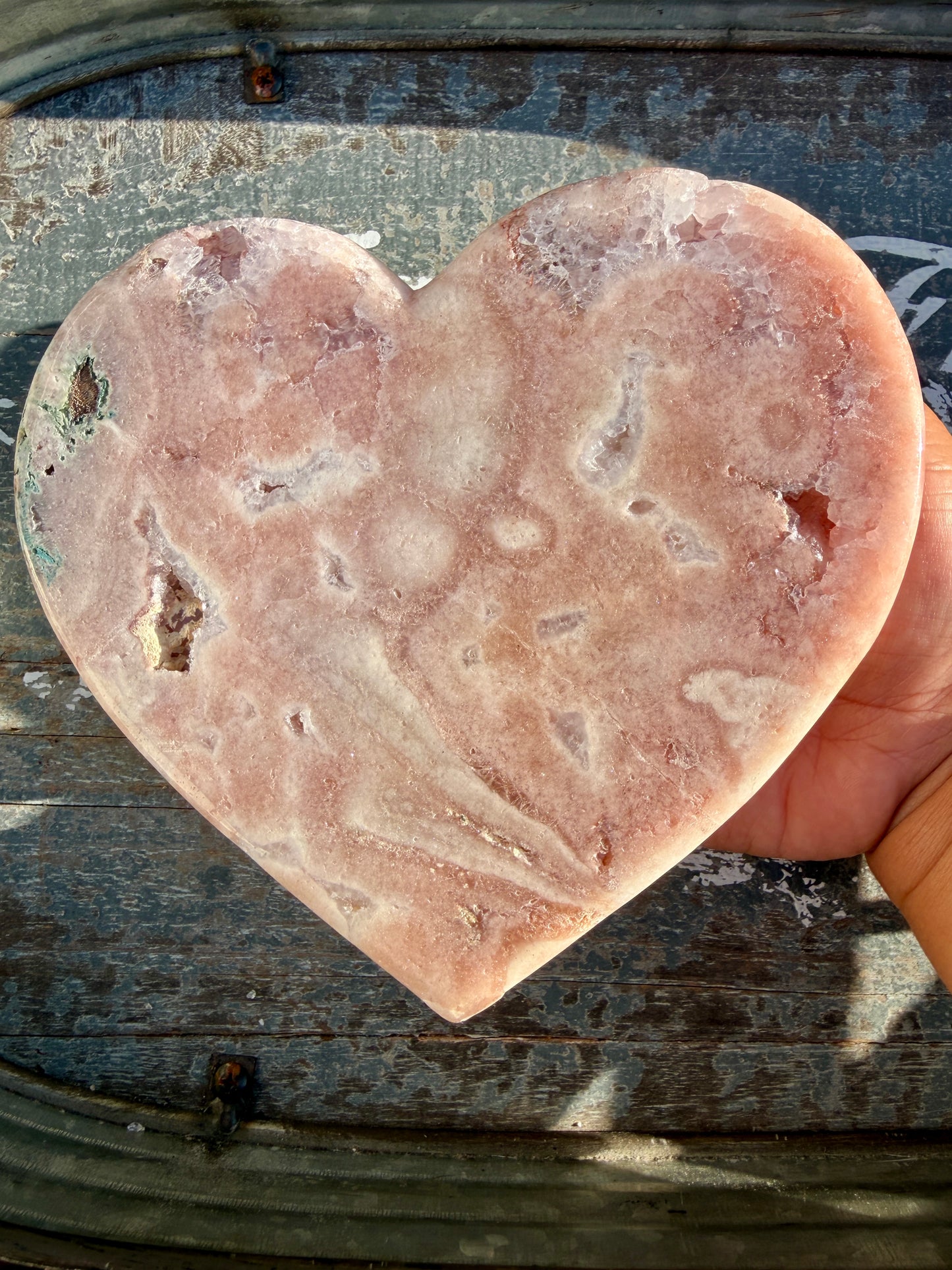 Gorgeous Pink Amethyst Heart | Brazil | Opt 19 (comes with stand)