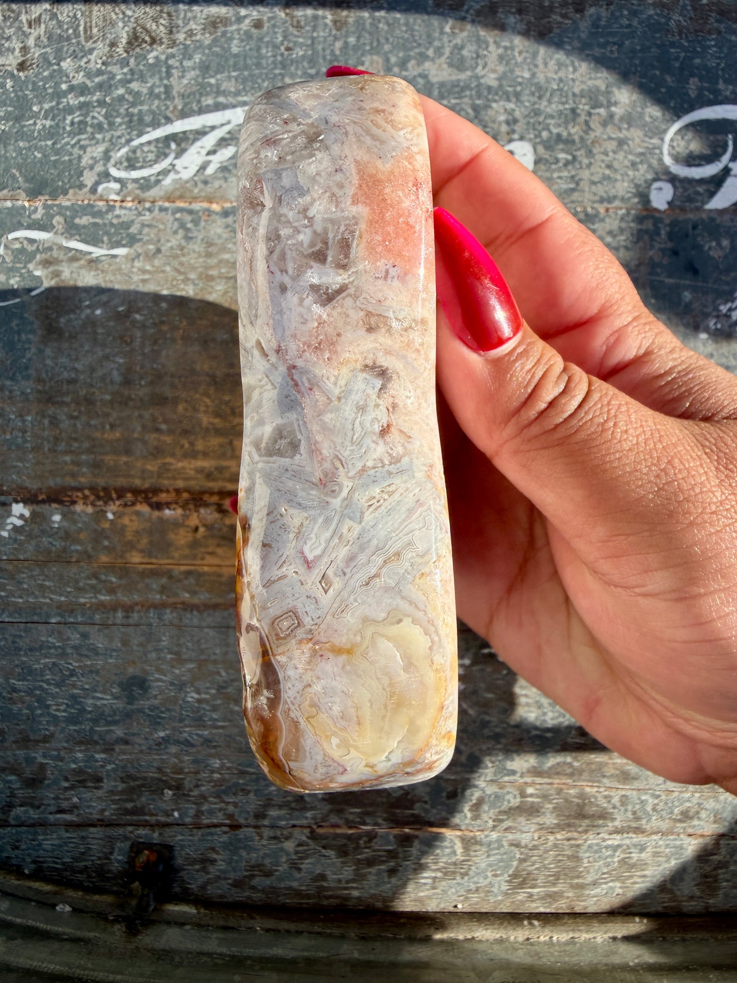 Gorgeous Seganite Agate Heart | Exclusively from Brazil *Rare Find* | Opt 8