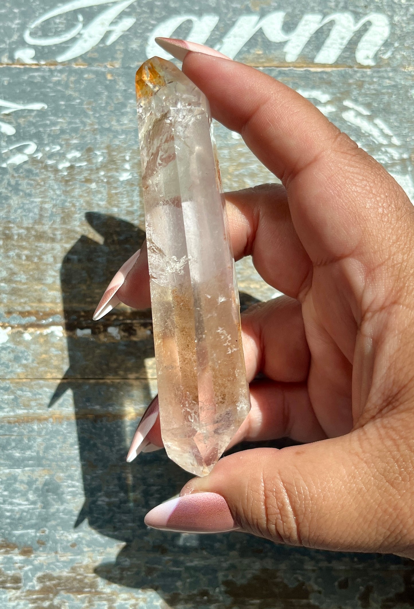 Gorgeous High Grade Pink Lithium Polished Wand from Brazil