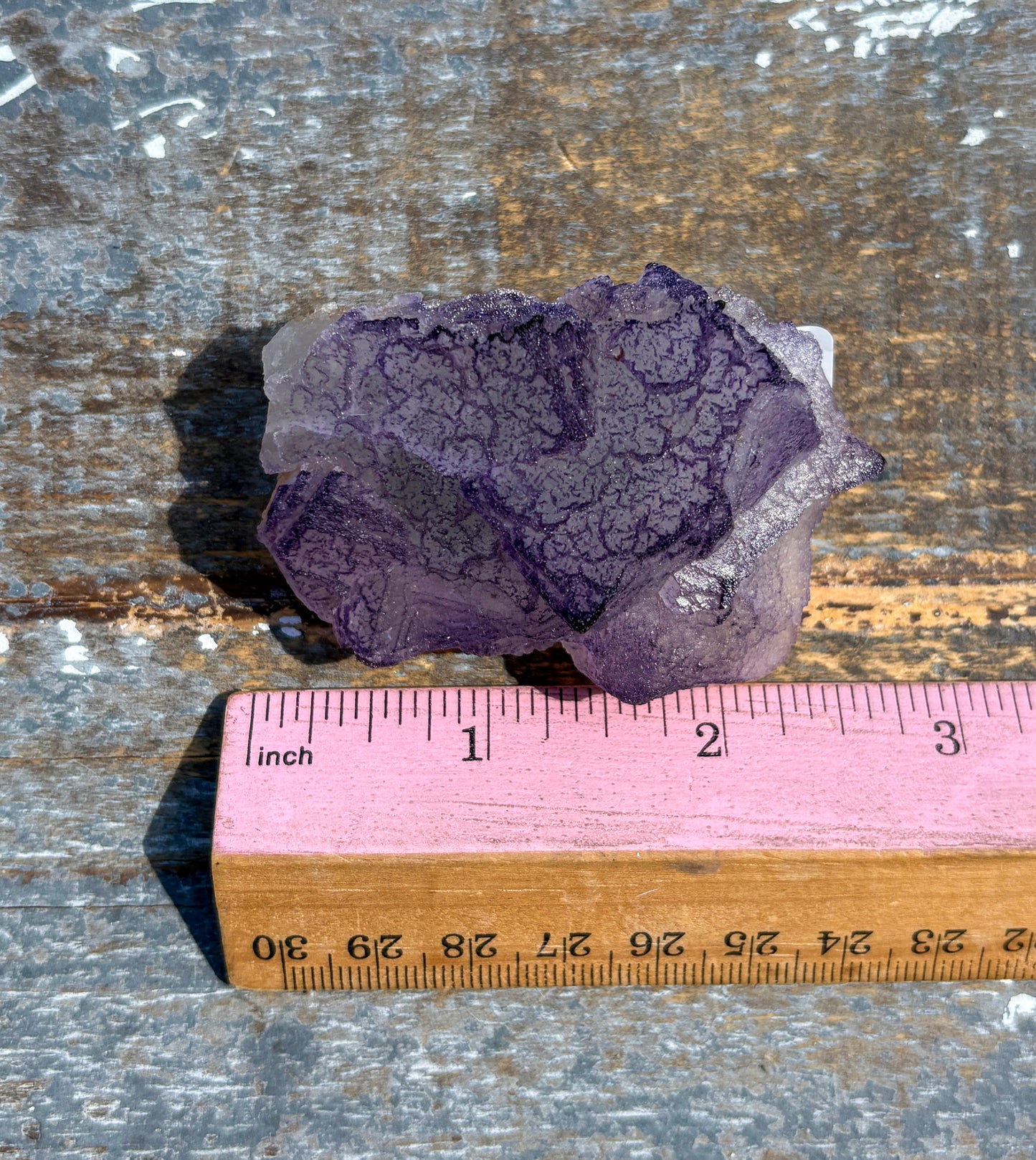 Rare "QR Code" Fluorite Specimen from China | Opt H