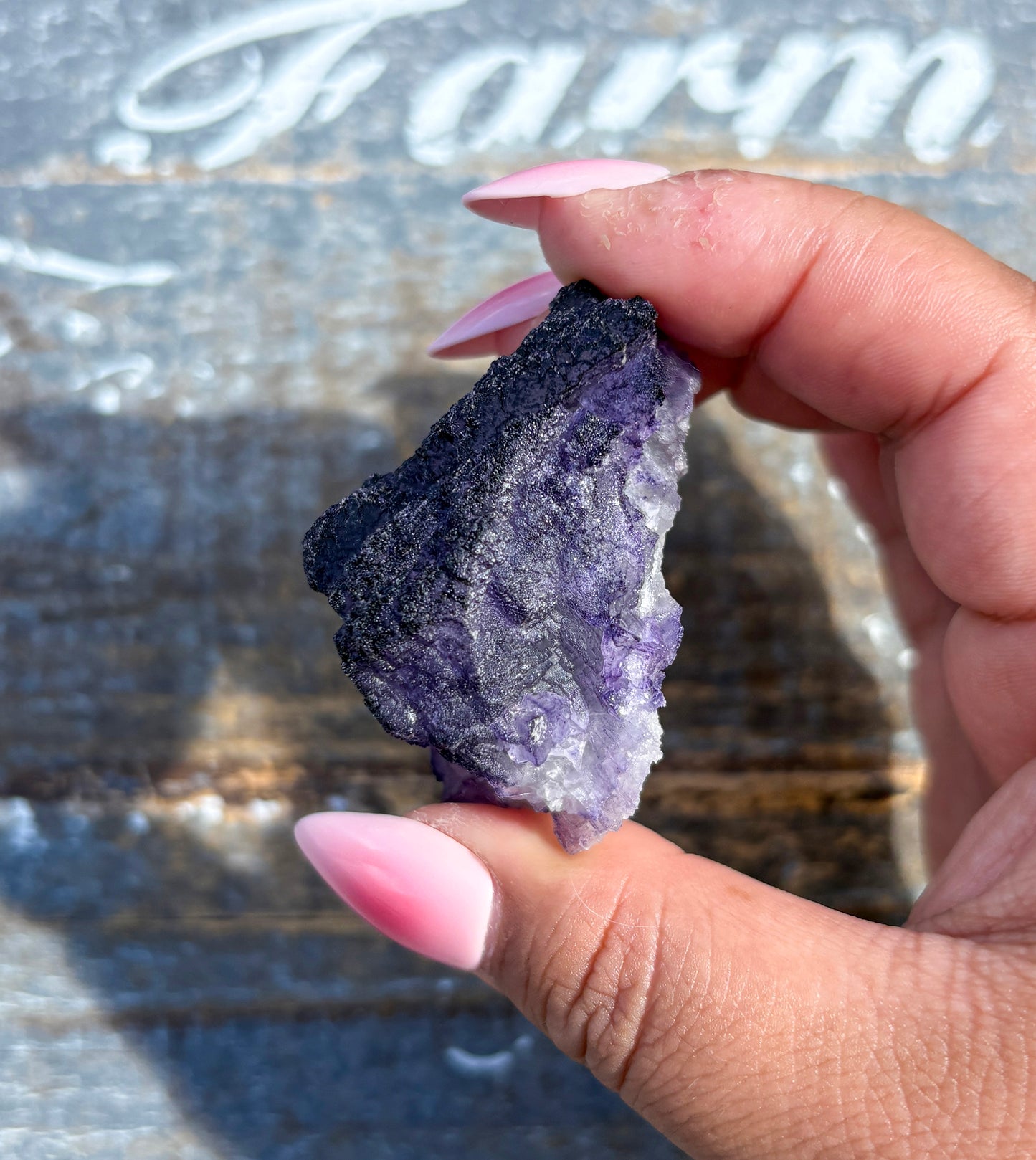 Rare "QR Code" Fluorite Specimen from China | Opt G