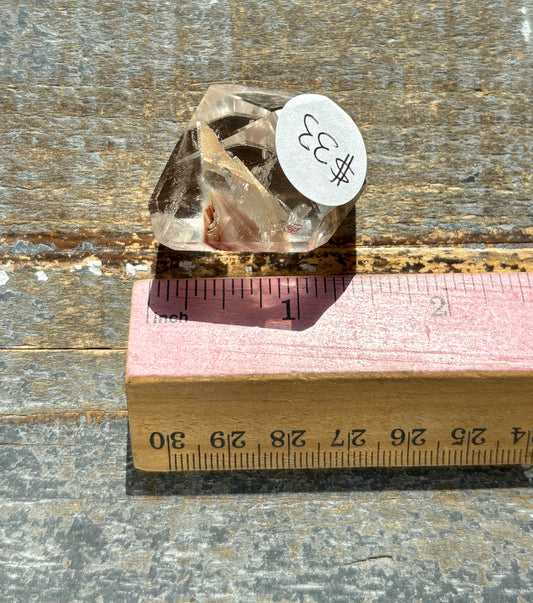 Gorgeous High Quality Amphibole Quartz Polished Freeform from Brazil