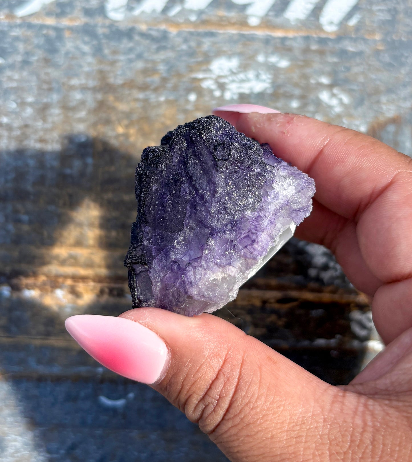 Rare "QR Code" Fluorite Specimen from China | Opt G