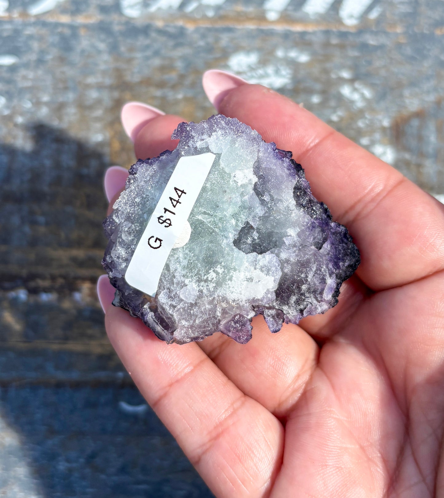 Rare "QR Code" Fluorite Specimen from China | Opt G
