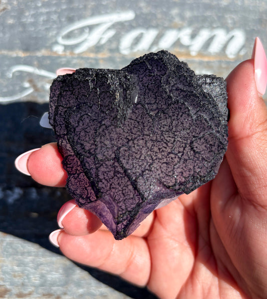 Rare "QR Code" Fluorite Specimen from China | Opt E