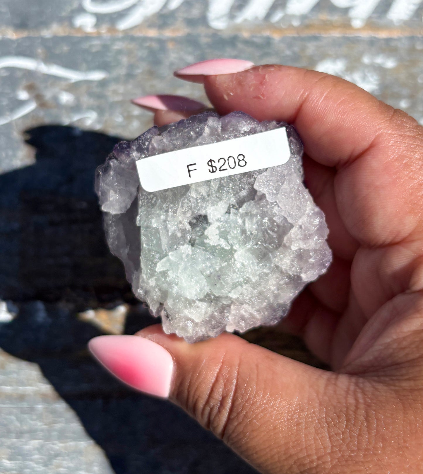Rare "QR Code" Fluorite Specimen from China | Opt F
