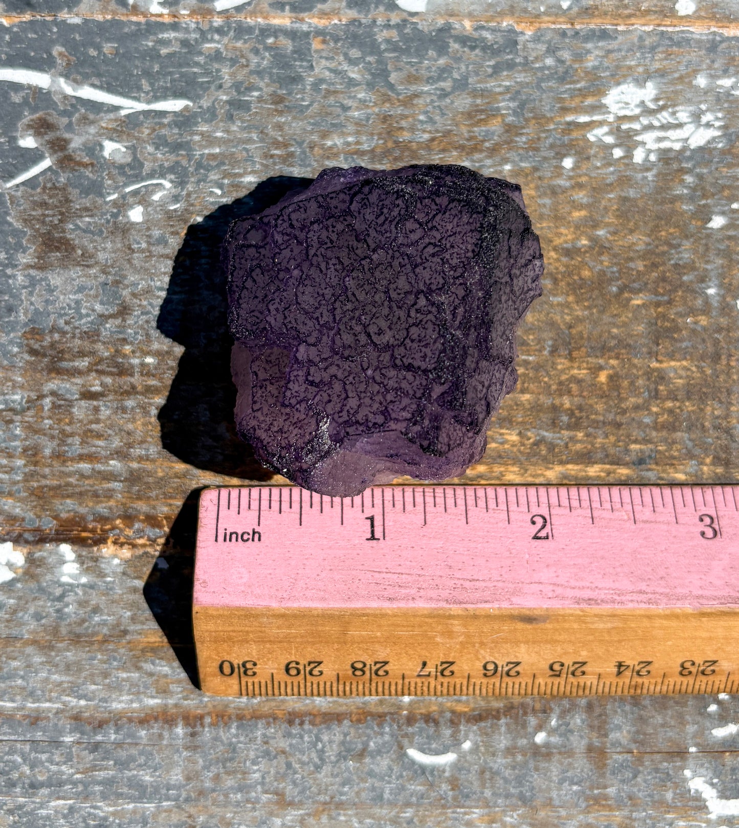 Rare "QR Code" Fluorite Specimen from China | Opt F