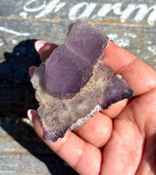Rare "QR Code" Fluorite Specimen from China | Opt A
